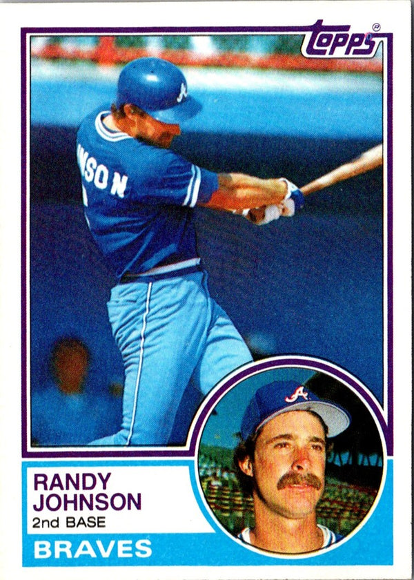 1983 Topps Randy Johnson #596 Rookie