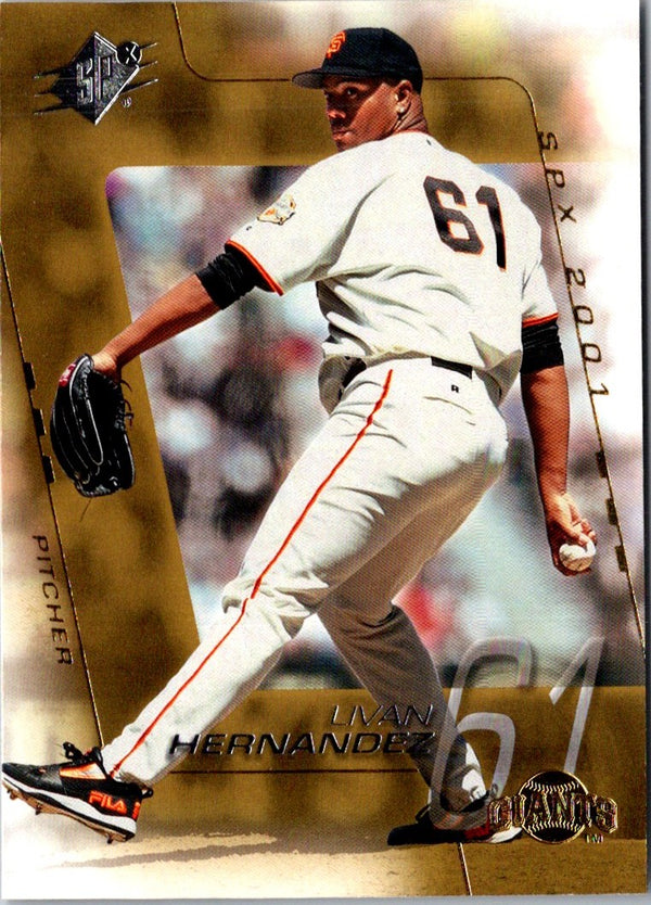 2001 SP Authentic Livan Hernandez #68