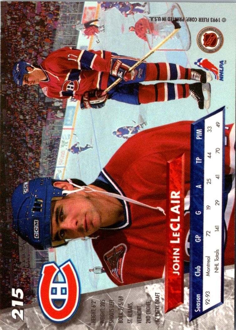 1993 Ultra John LeClair