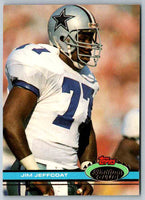 1991 Topps Stadium Club Football Jim Jeffcoat #165