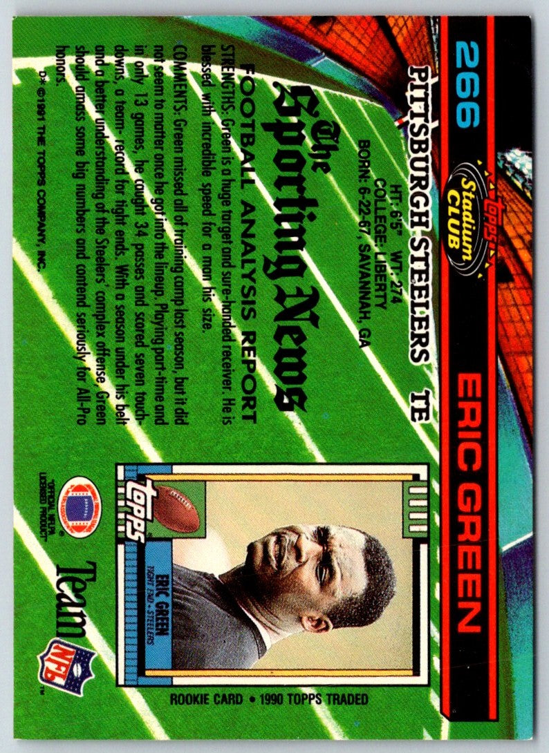 1991 Stadium Club Eric Green