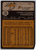 1973 Topps Jim Hardin #124