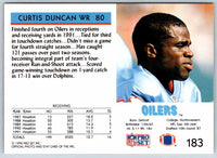 1992 Proset Curtis Duncan #183