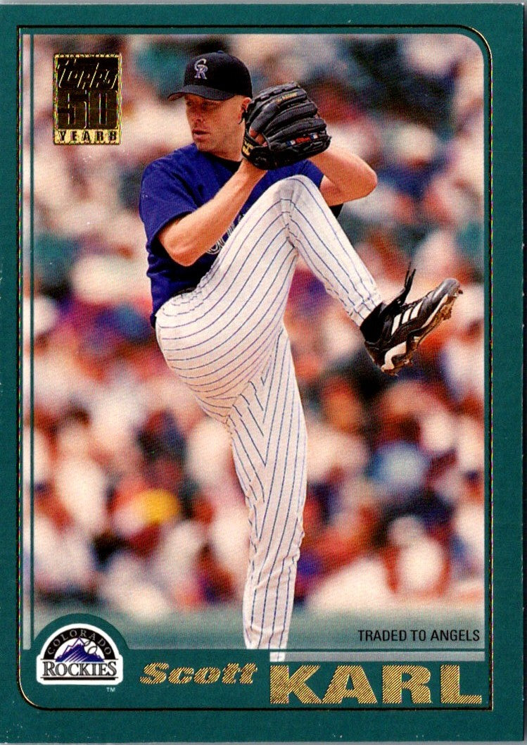 2001 Topps Scott Karl