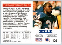 1992 Proset Thurman Thomas #105