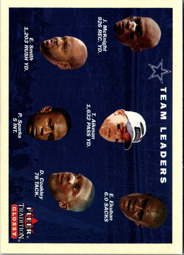 2001 Fleer Tradition Dallas Cowboys Team Leaders #387