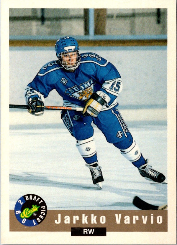 1992 Classic Draft Picks Jarkko Varvio #30