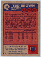 1985 Topps Ted Brown #91