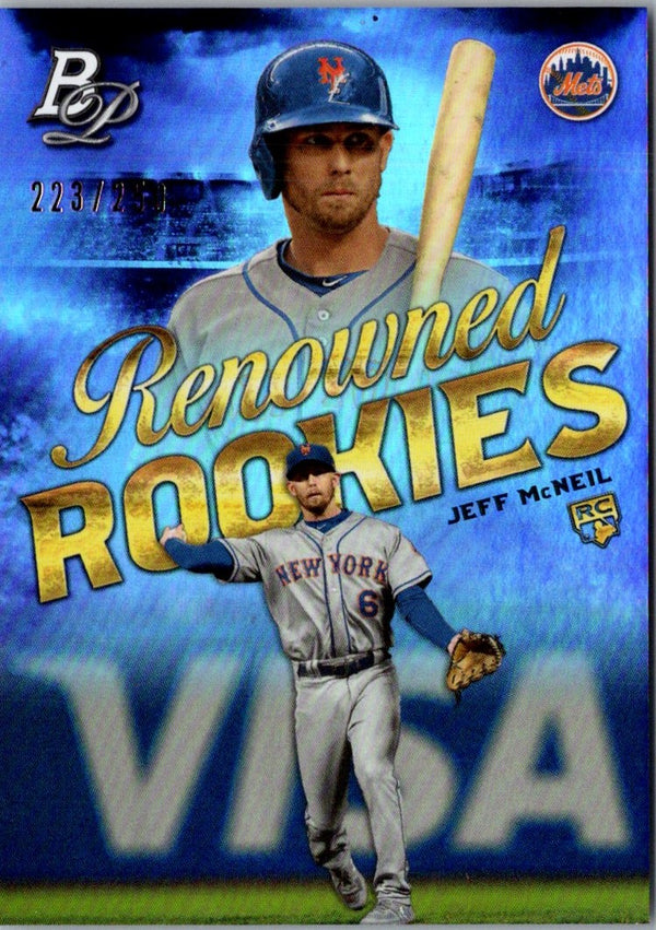 2019 Bowman Platinum Renowned Rookies Jeff McNeil #RR-4