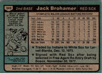 1980 Topps Jack Brohamer #349