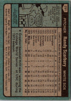 1980 Topps Randy Scarbery #291 Rookie