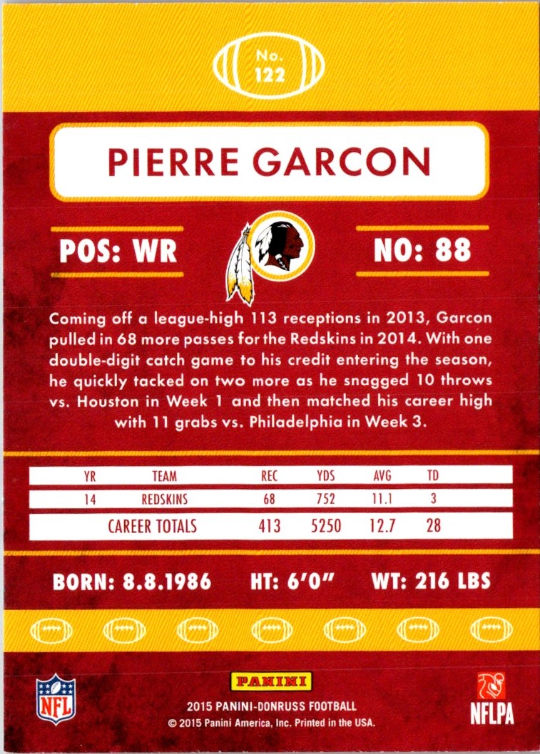 2015 Donruss Pierre Garcon