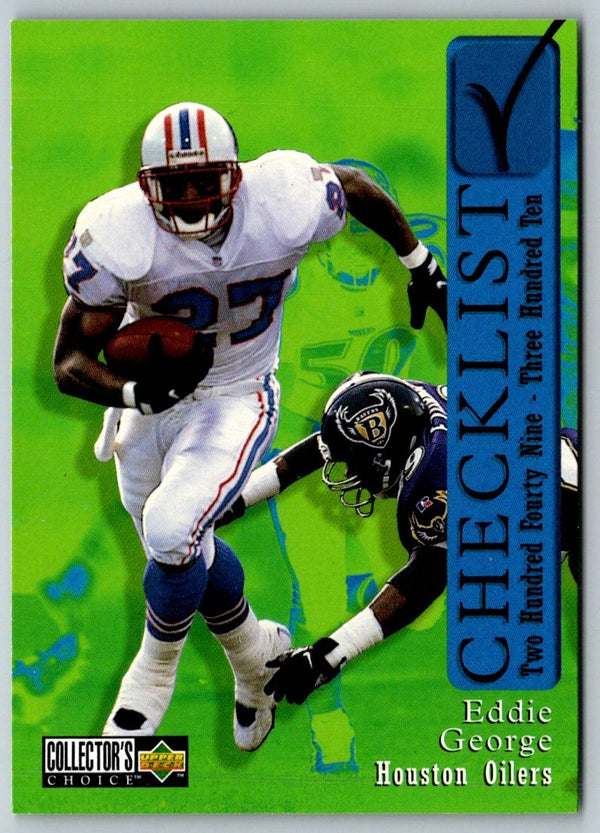1997 Collector's Choice Eddie George #306