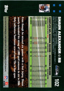2006 Topps Seattle Seahawks