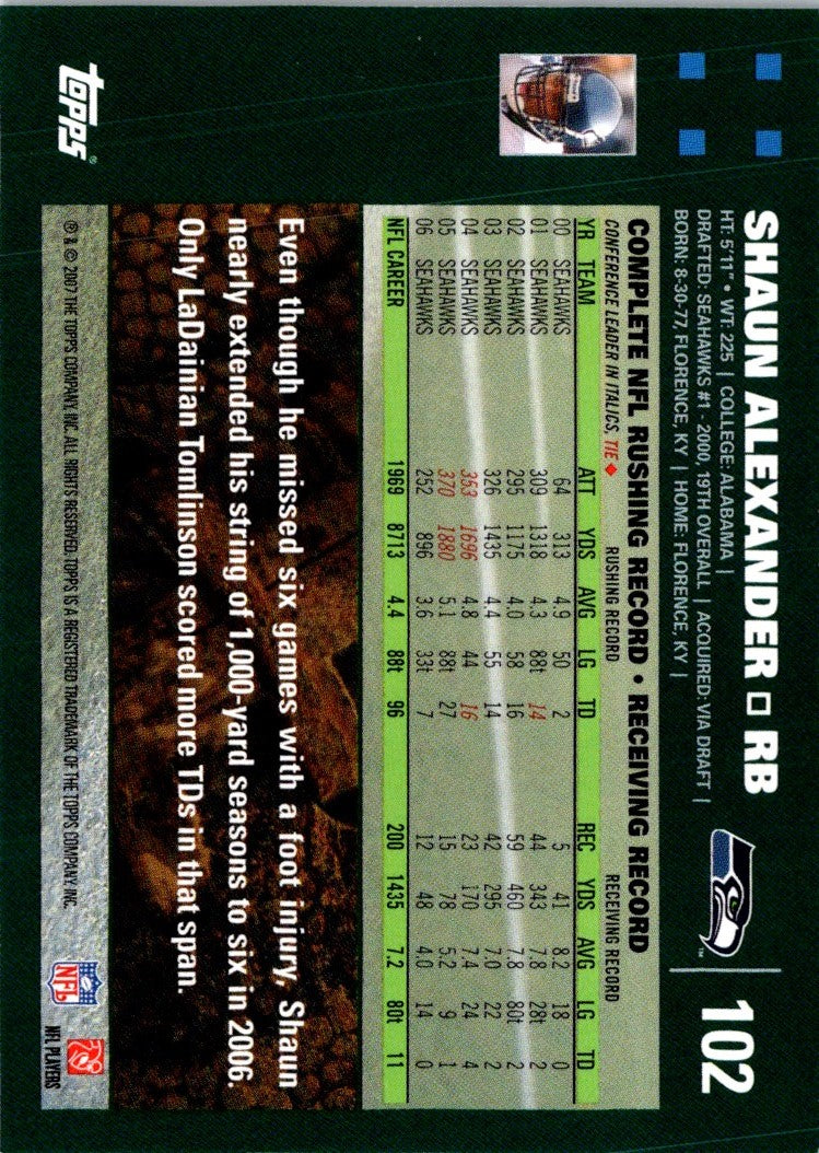 2006 Topps Seattle Seahawks