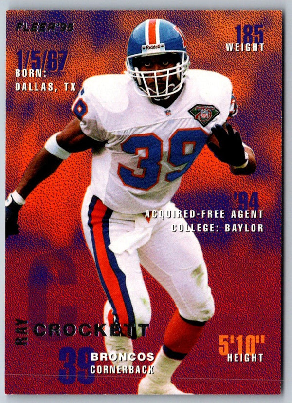 1995 Fleer Ray Crockett #107