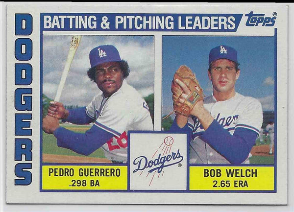 1984 Topps Pedro Guerrero  #306