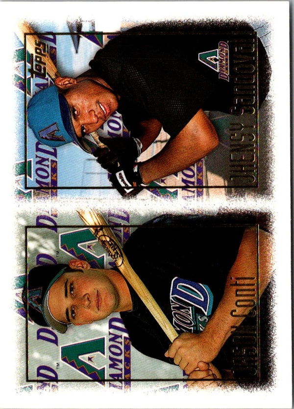 1997 Topps Jason Conti/Jhensy Sandoval #468 Rookie