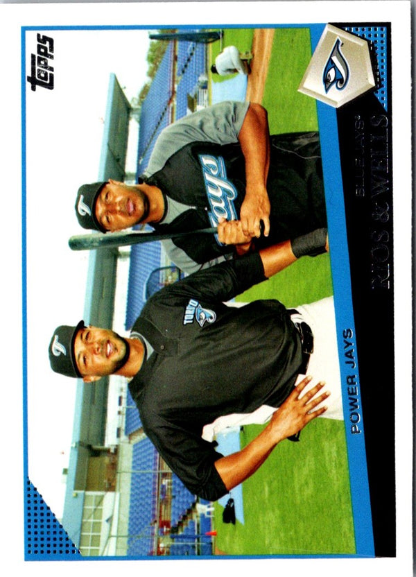 2009 Topps Alex Rios/Vernon Wells #361