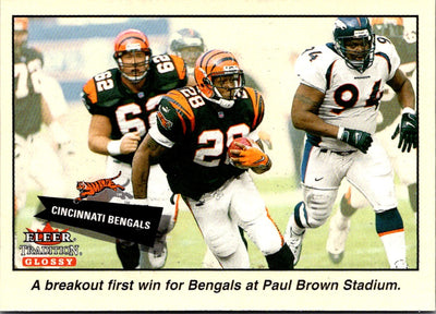 2001 Fleer Tradition Glossy Cincinnati Bengals #345
