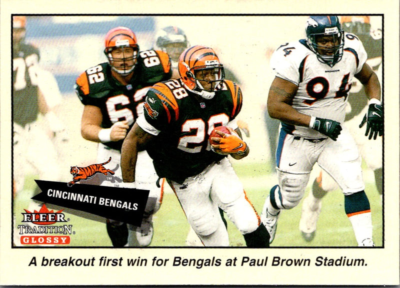 2001 Fleer Tradition Glossy Cincinnati Bengals #345