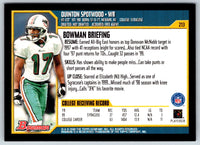 2000 Bowman Quinton Spotwood #213 Rookie