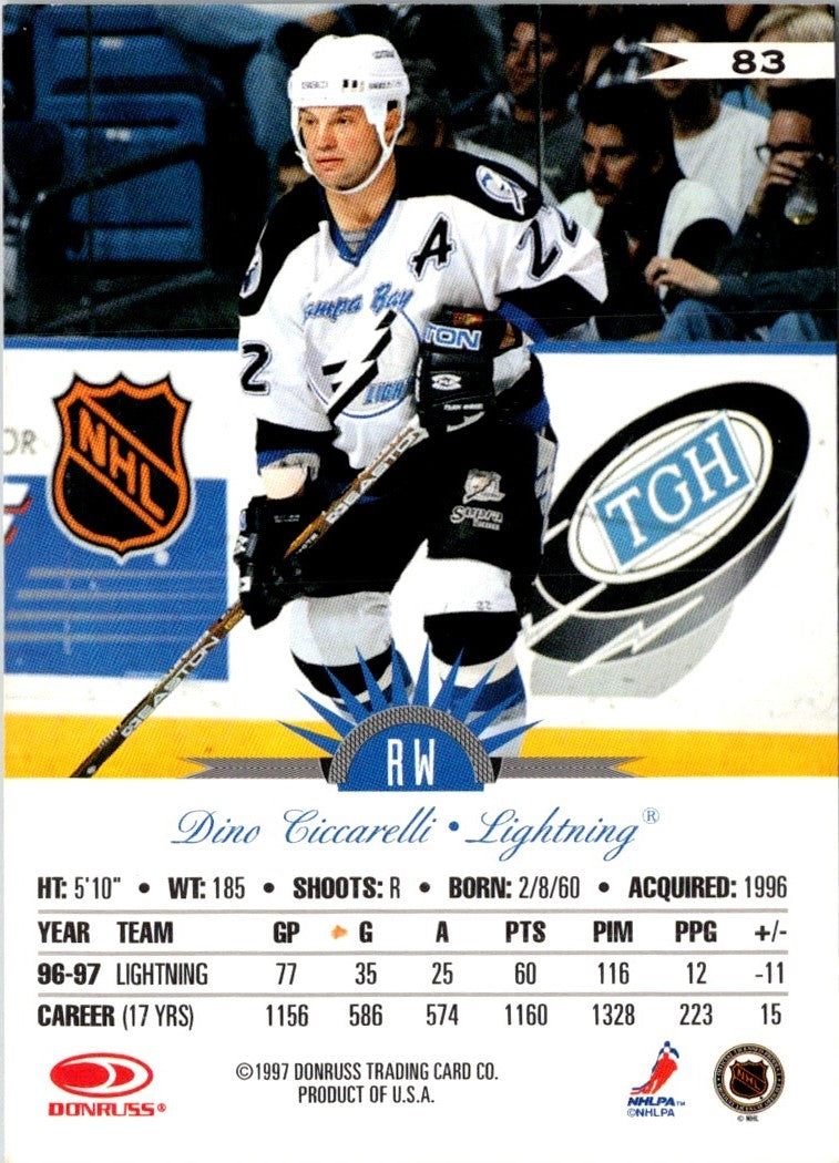 1997 Leaf Dino Ciccarelli