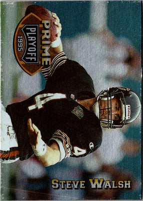 1995 Playoff Prime Steve Walsh #69