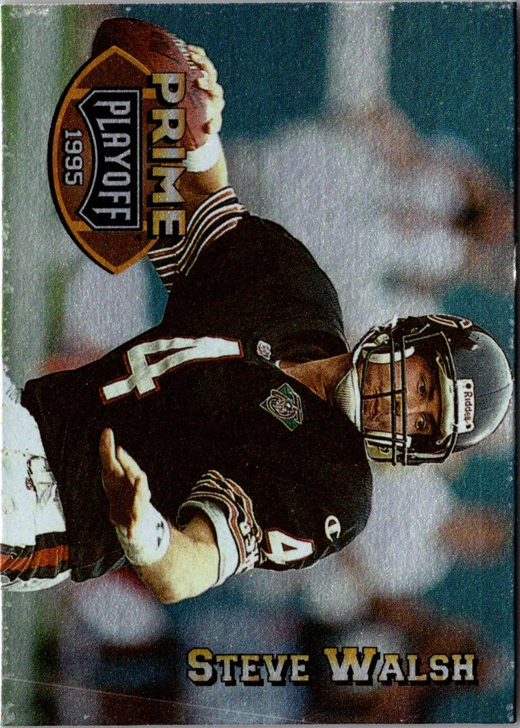 1995 Playoff Prime Steve Walsh