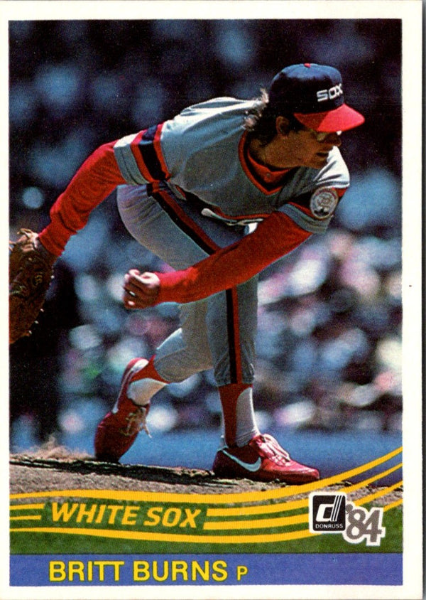 1984 Donruss Britt Burns #424