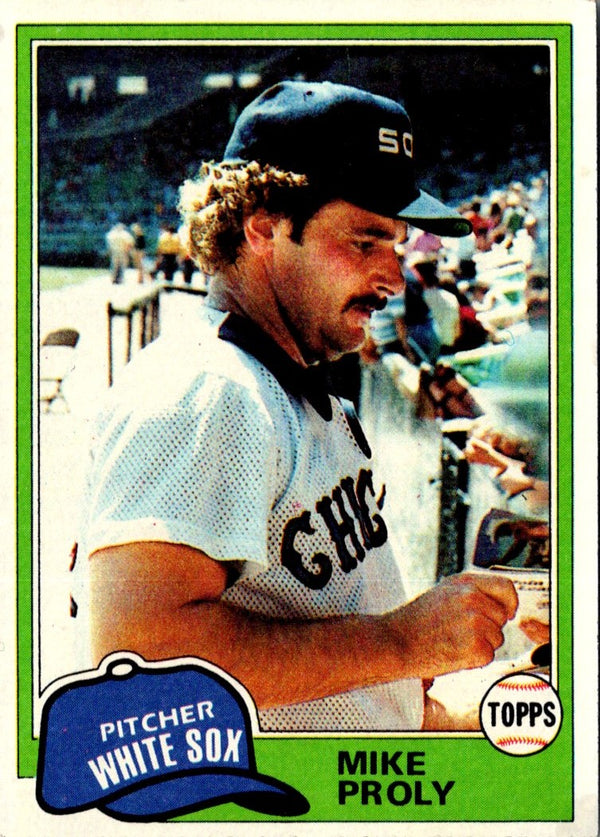 1981 Topps Mike Proly #83