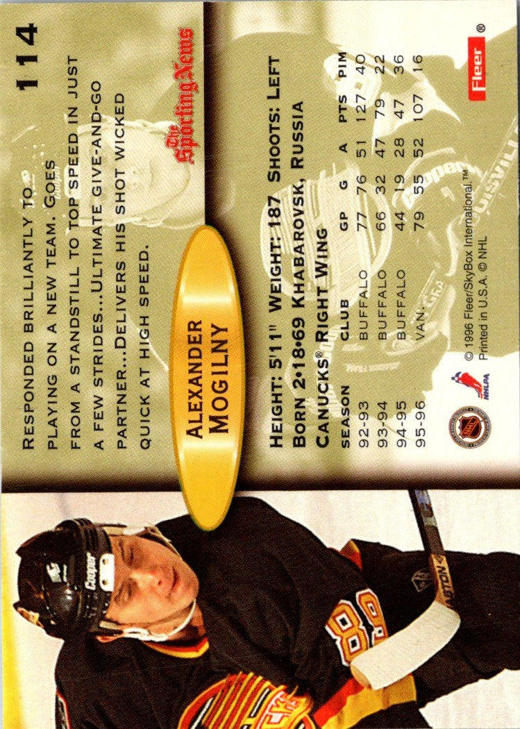 1996 Fleer Alexander Mogilny