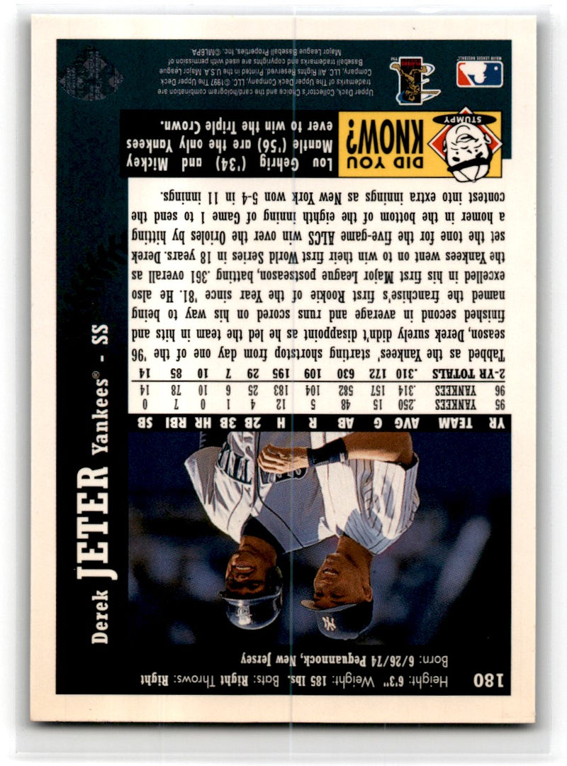 1997 Collector's Choice Derek Jeter