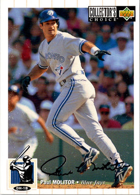 1994 Collector's Choice Paul Molitor #208 Silver Signature