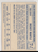 1986 Home Run Legends Mickey Mantle