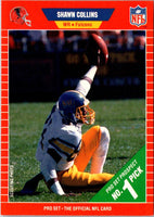 1989 Pro Set Shawn Collins #485 Rookie