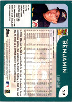 2001 Topps Mike Benjamin #59