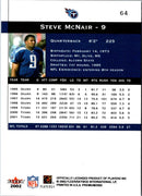 2002 Fleer Premium Steve McNair