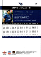 2002 Fleer Premium Steve McNair #64