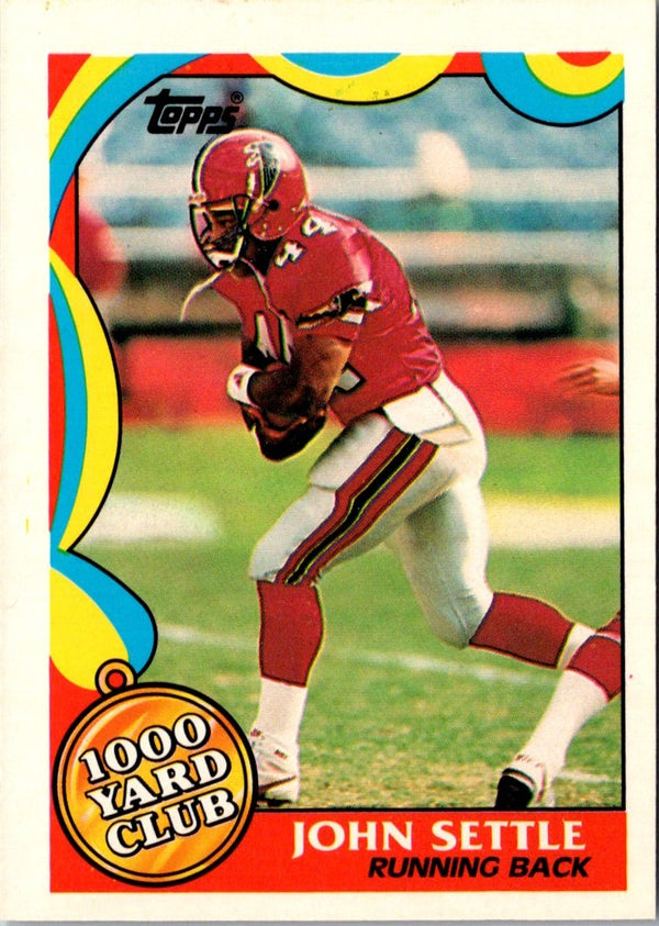 1989 Topps 1000 Yard Club John Settle #23