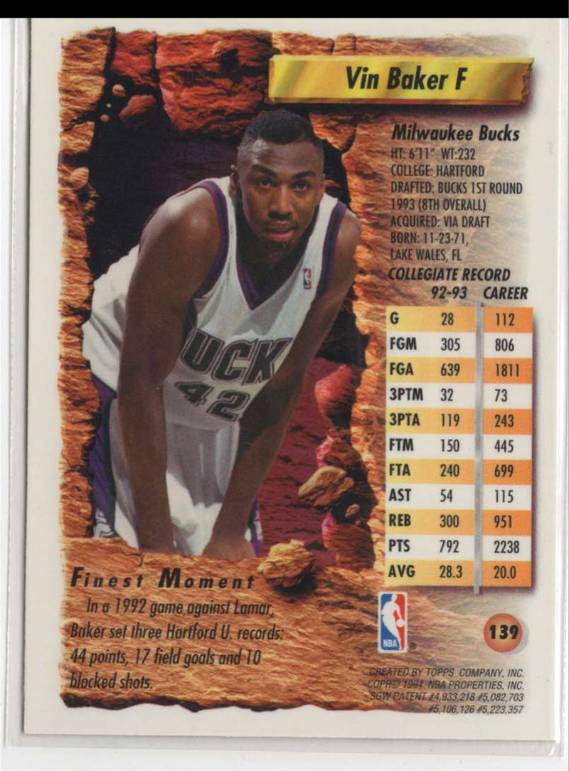 1993 Finest Vin Baker