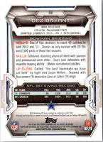 2015 Bowman Dez Bryant #33