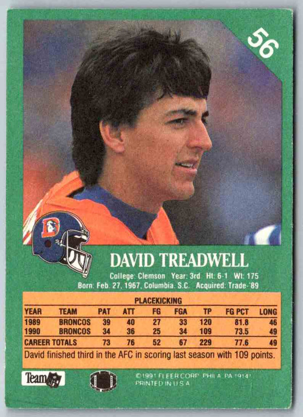 1991 Fleer Ultra David Treadwell #56
