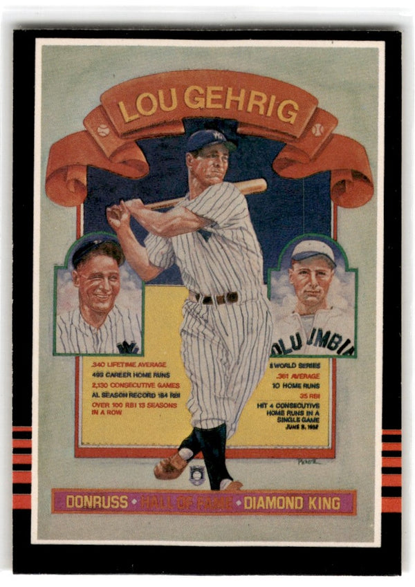 1985 Donruss Lou Gehrig #635