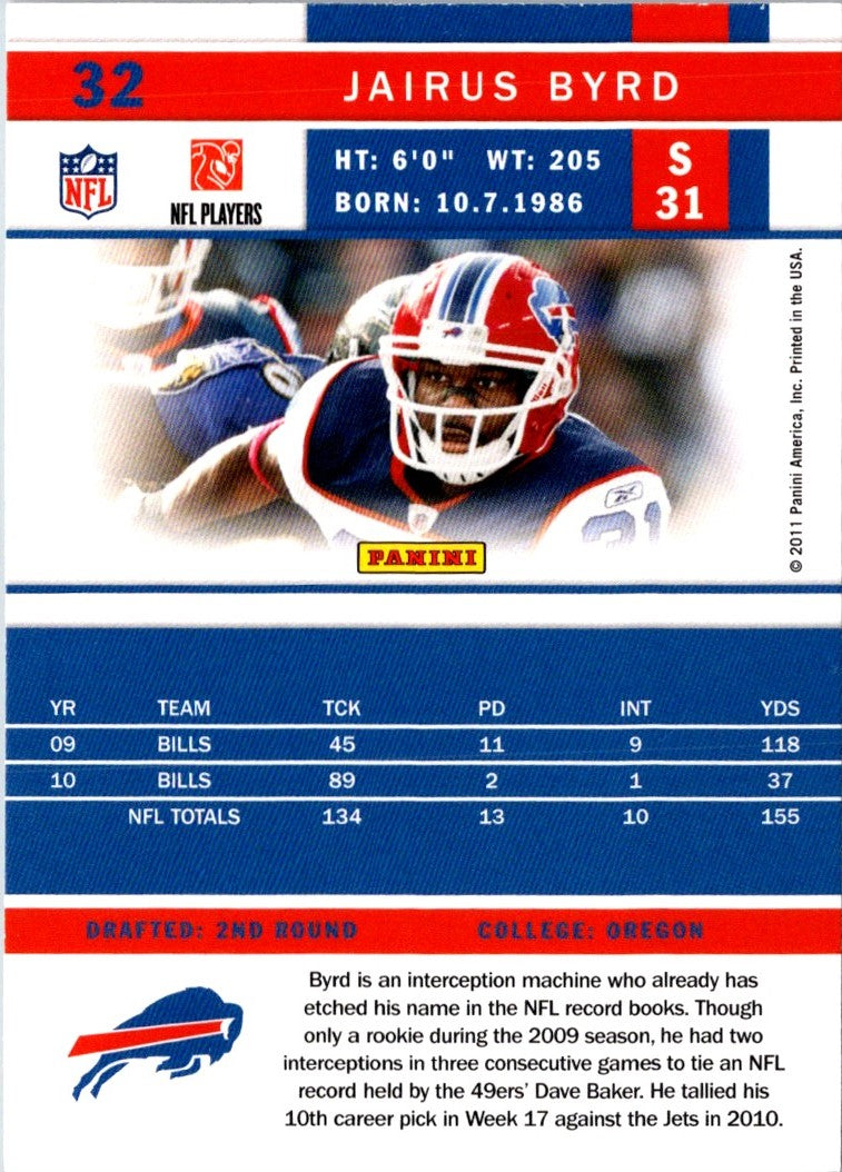 2011 Score Jairus Byrd