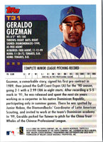 2000 Topps Traded & Rookies Geraldo Guzman #T31 Rookie