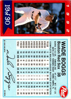 1992 Post Cereal Wade Boggs #19