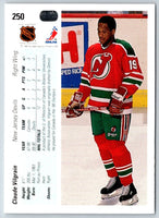 1990 Upper Deck Claude Vilgrain #250 Rookie