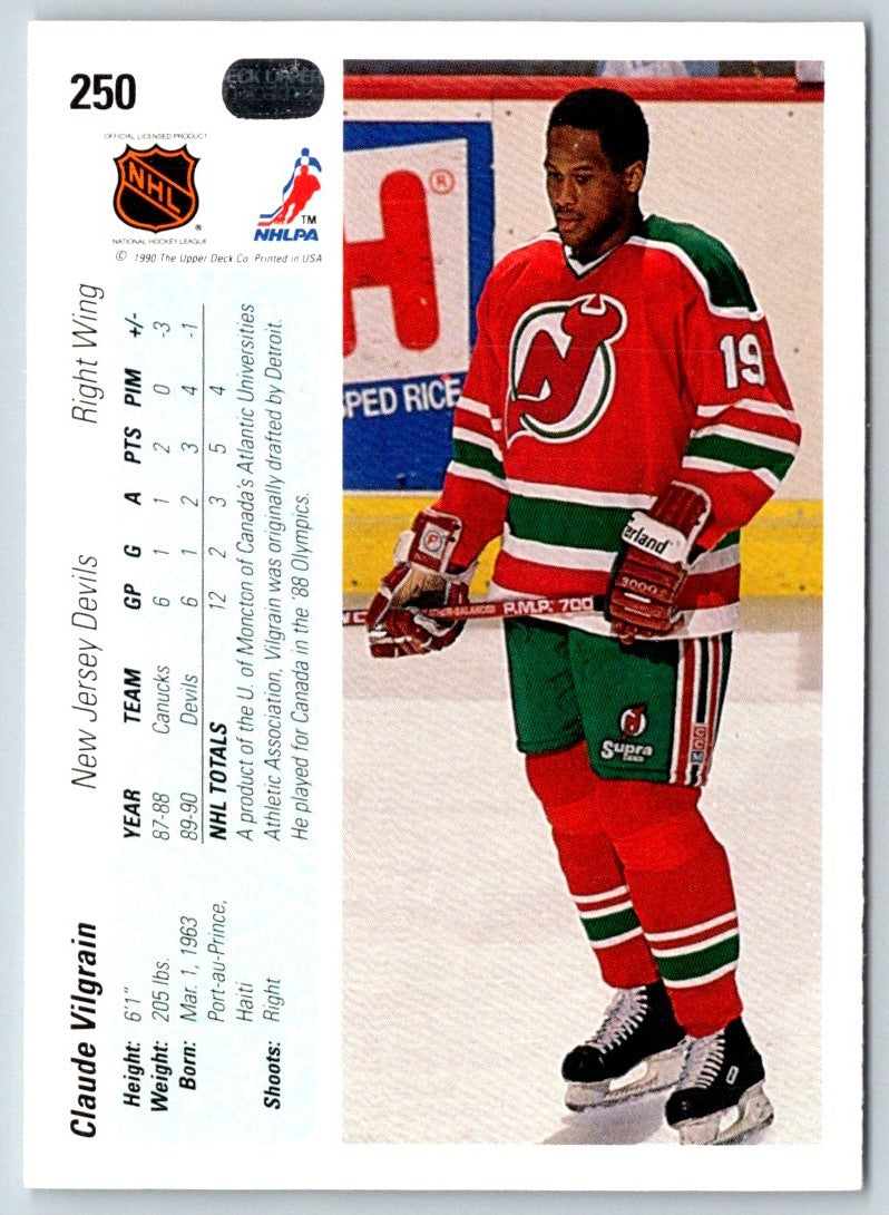 1990 Upper Deck Claude Vilgrain