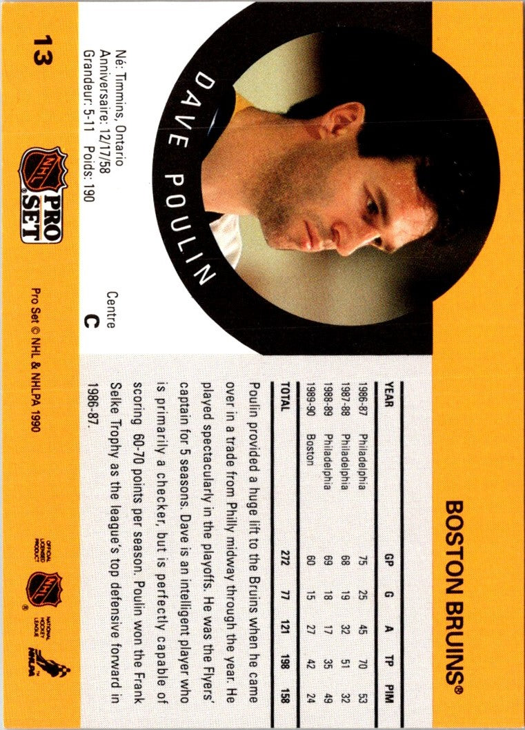 1990 Pro Set Dave Poulin